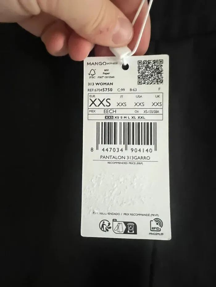 Pantalon noir Mango - photo numéro 4