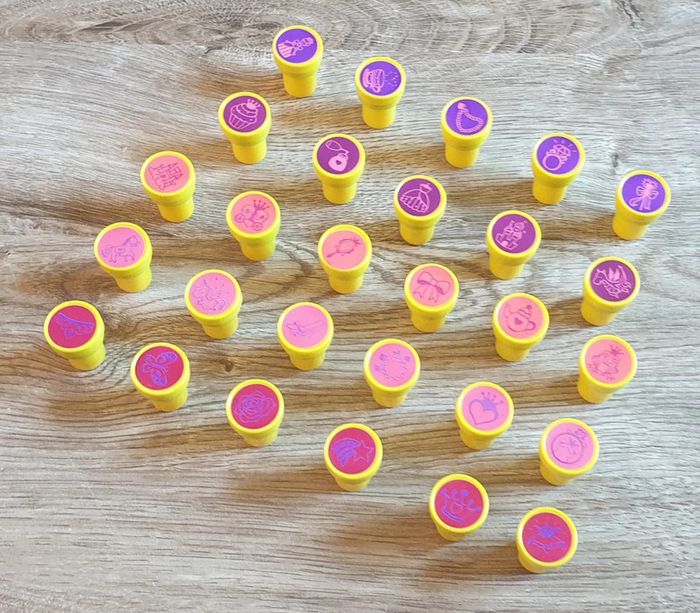 🎀 28 Tampons encreurs Princesse 🎀