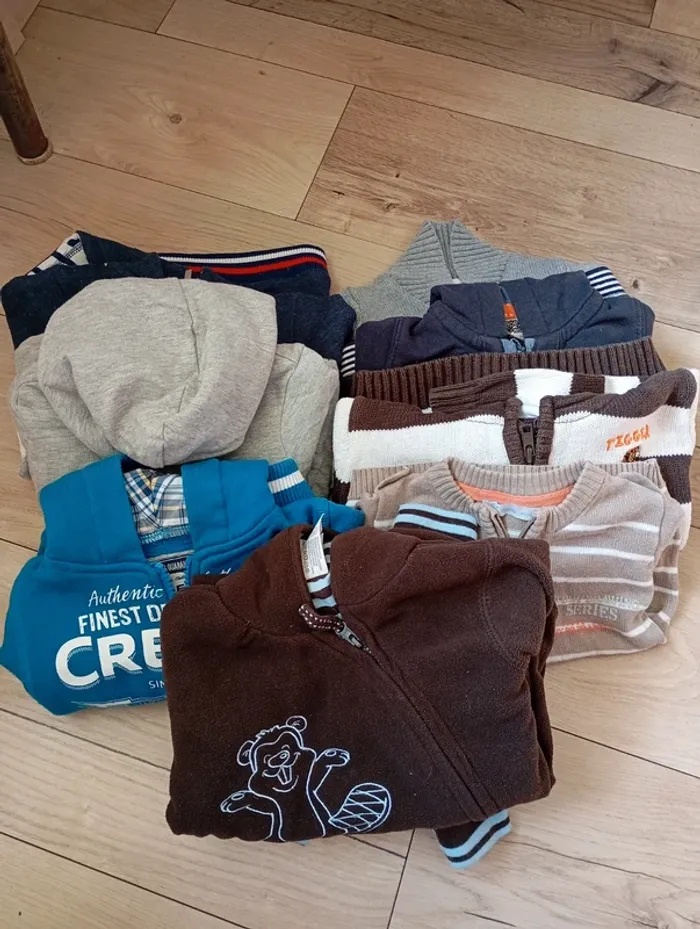 Lot vestes taille 12 mois