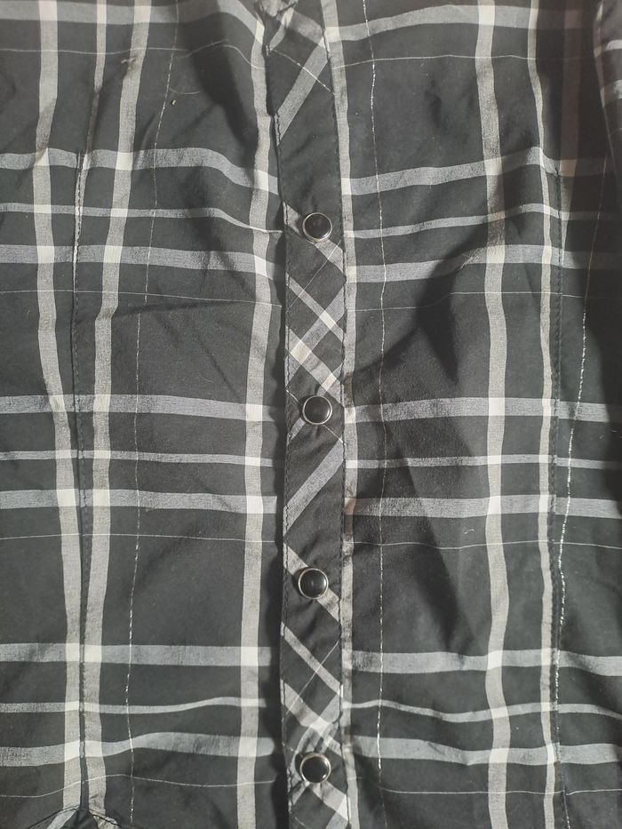 Chemise femme cache cache noir taille 42 tres bon État - photo numéro 3