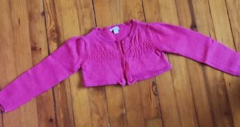 Gilet court et chaud rose 6 ans Orchestra