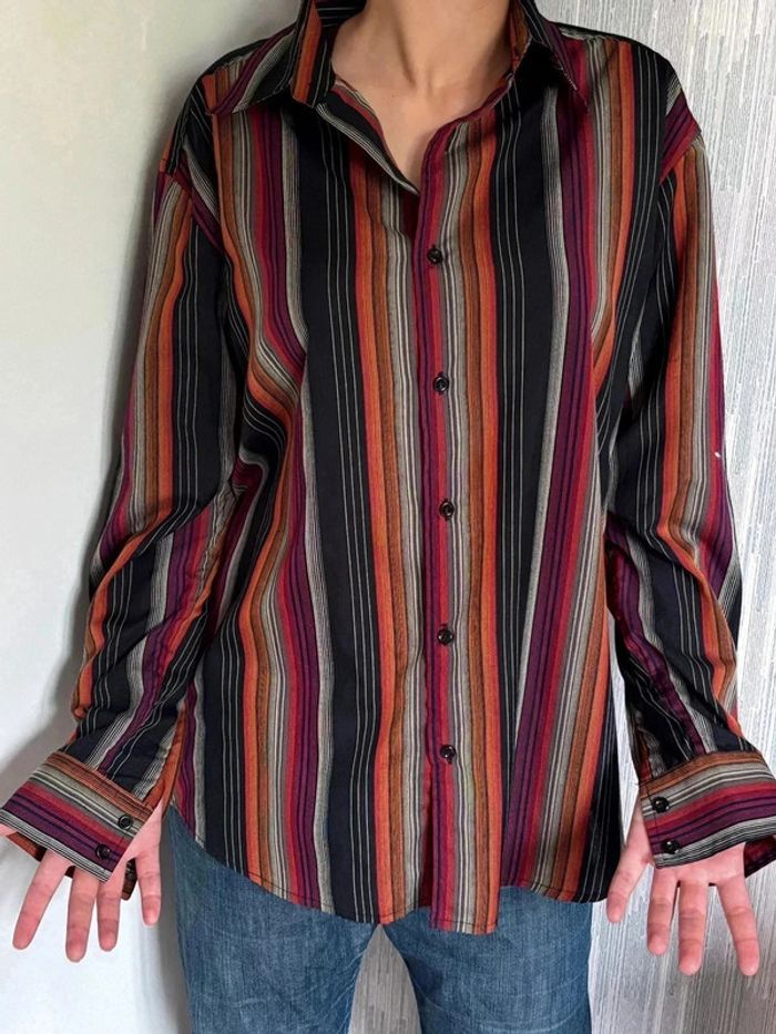 Chemise à rayure taille 40 marque npo•