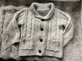 Gilet garçon beige 3 ans très bon état