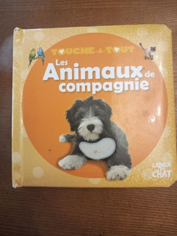 Livre les animaux de compagnie 