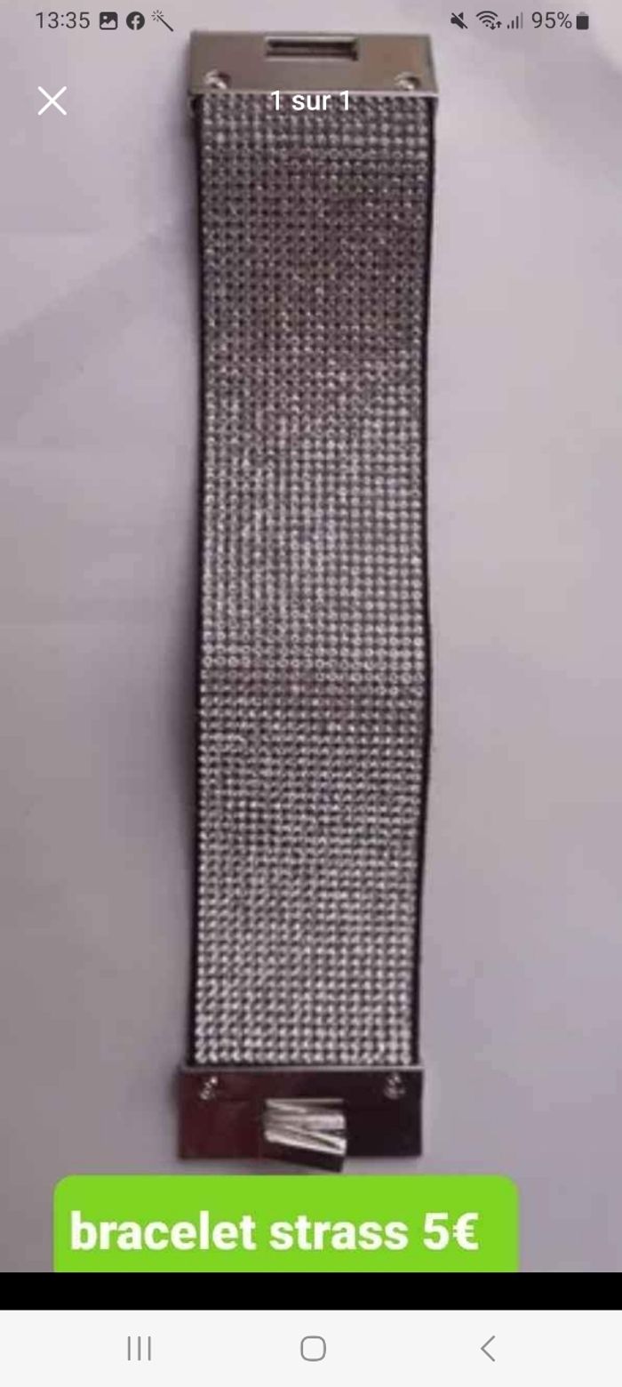 Bracelet en strass
