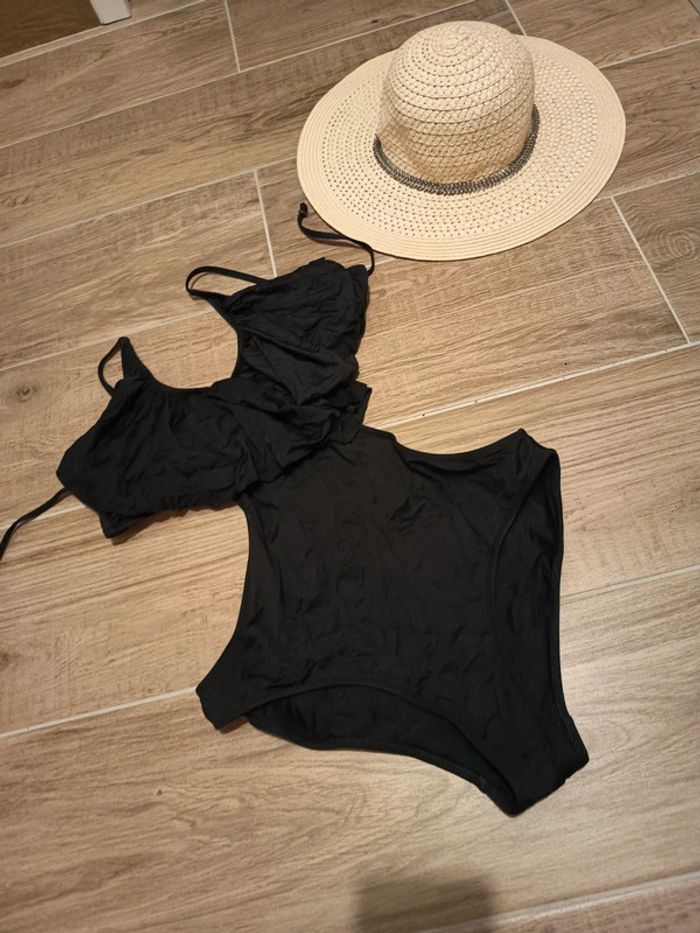 Maillot de bain femme noir taille 40 H&M