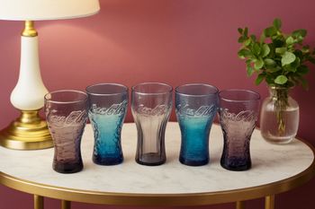 🥤 Superbe Lot de 5 Verres Coca-Cola Collection 🥤