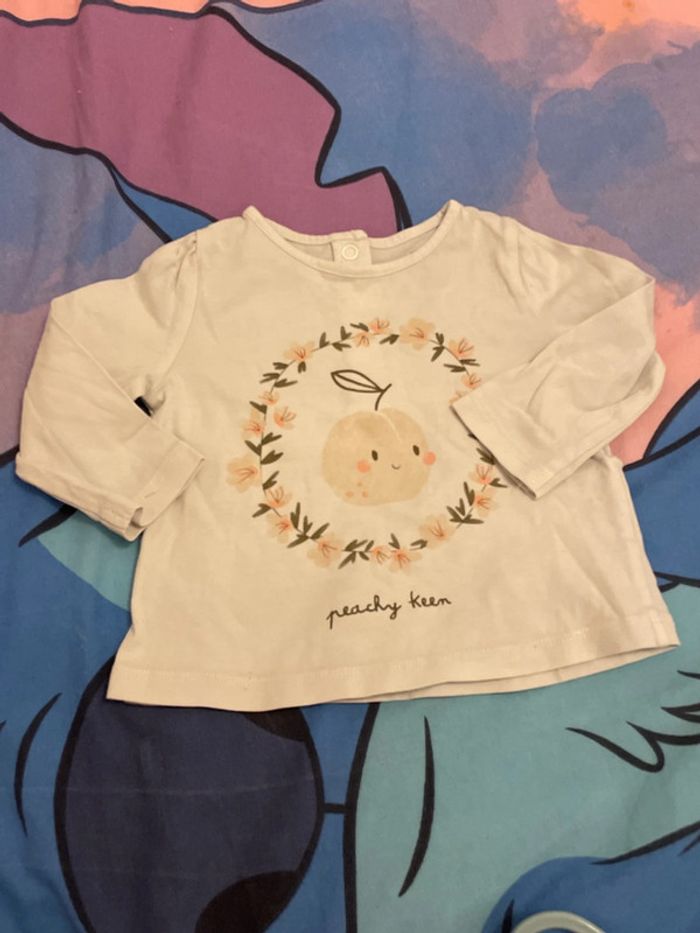 T shirt manches longues bébé fille