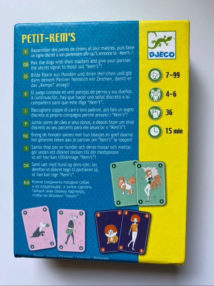 Jeu de cartes Petit Kem’s - photo numéro 2