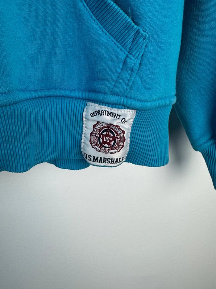 Sweat bleu Us Marshall taille L - photo numéro 3