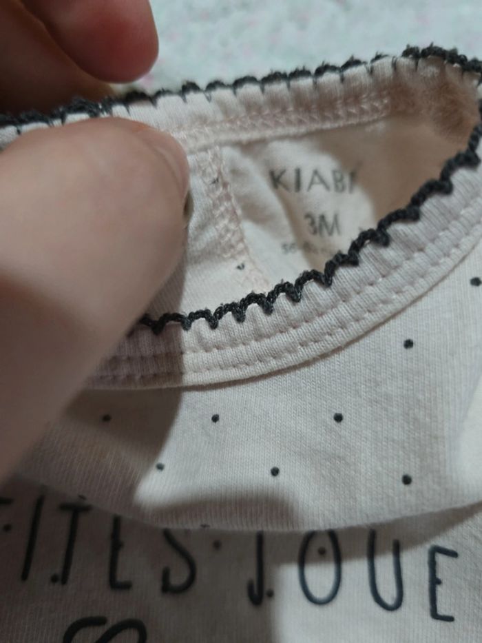 Lot de 6 pyjamas 3 mois fille - photo numéro 3