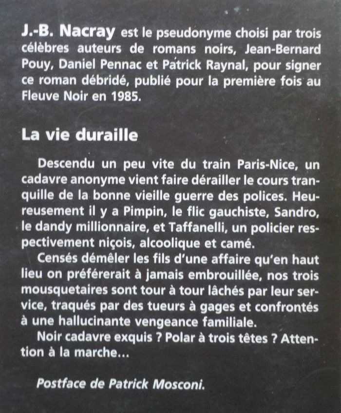 LA VIE DURAILLE de J.B. NACRAY Ed. Fleuve Noir Poche - photo numéro 2