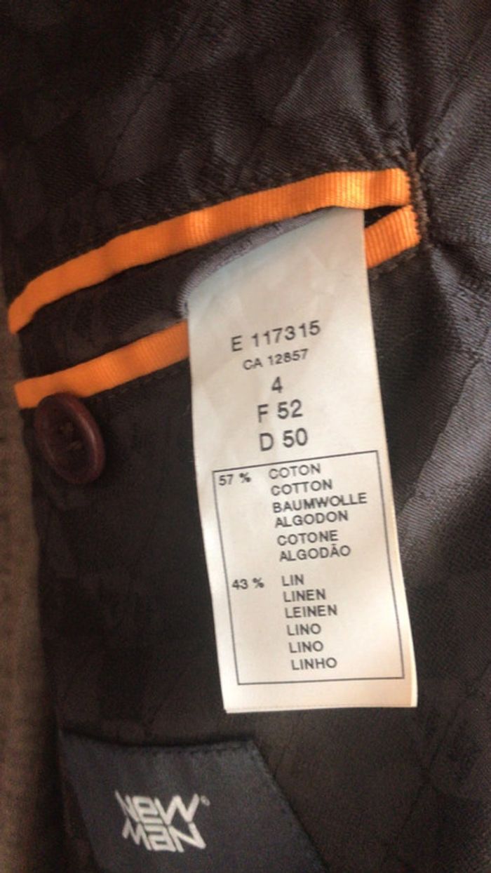 Veste New man marron - photo numéro 6