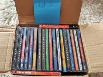 Lot de 20 albums CD