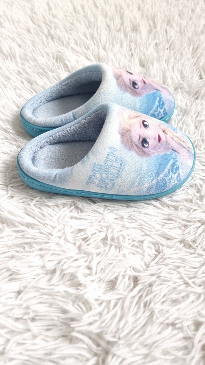 Chaussons reine des neiges elsa 28-29 - photo numéro 3