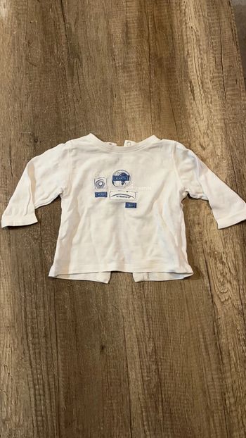 Tee shirt manche longue taille 6 mois timberland