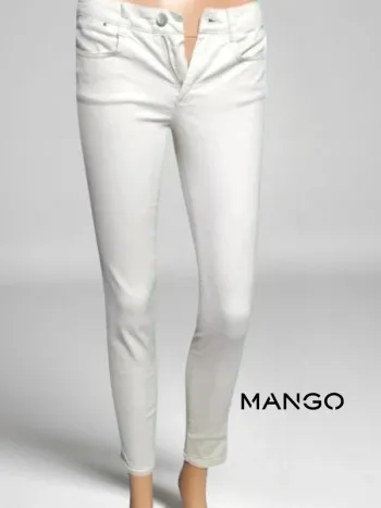 Jean Mango coupe skinny ,taille basse ,stretch