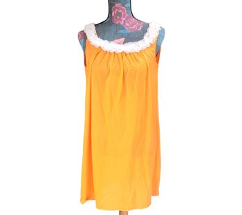 Chemise de nuit orange L