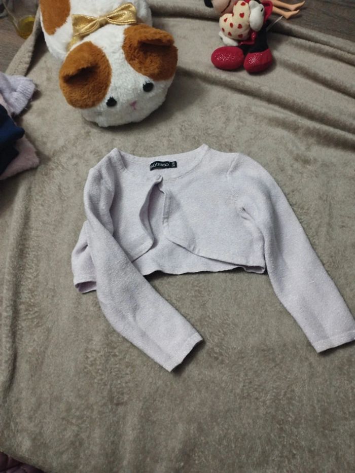 Boléro rose paillettes - photo numéro 2