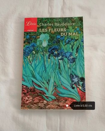 Livre les fleurs du mal de Charles Baudelaire