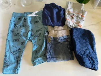 5 pantalons 12 mois