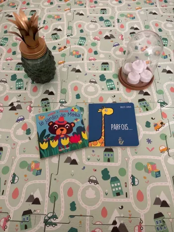 Lot de 2 livres le jardin de moka et parfois lire c’est partir