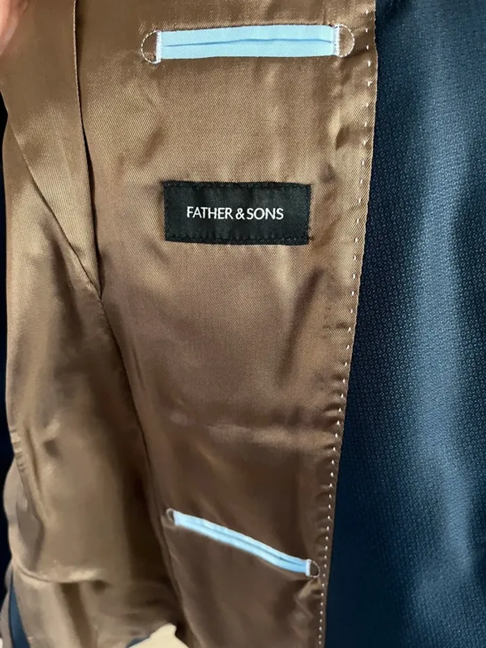 Veste de costume bleu marine - photo numéro 4