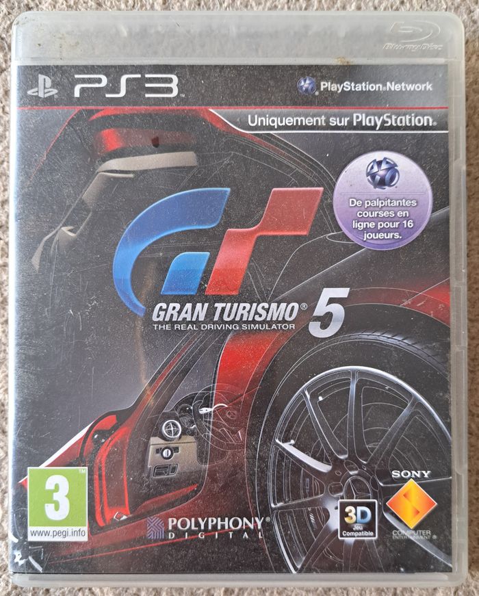🎮 Gran Turismo 5 Sony PlayStation3 PS3 - photo numéro 1
