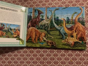 Les dinosaures Livre puzzle