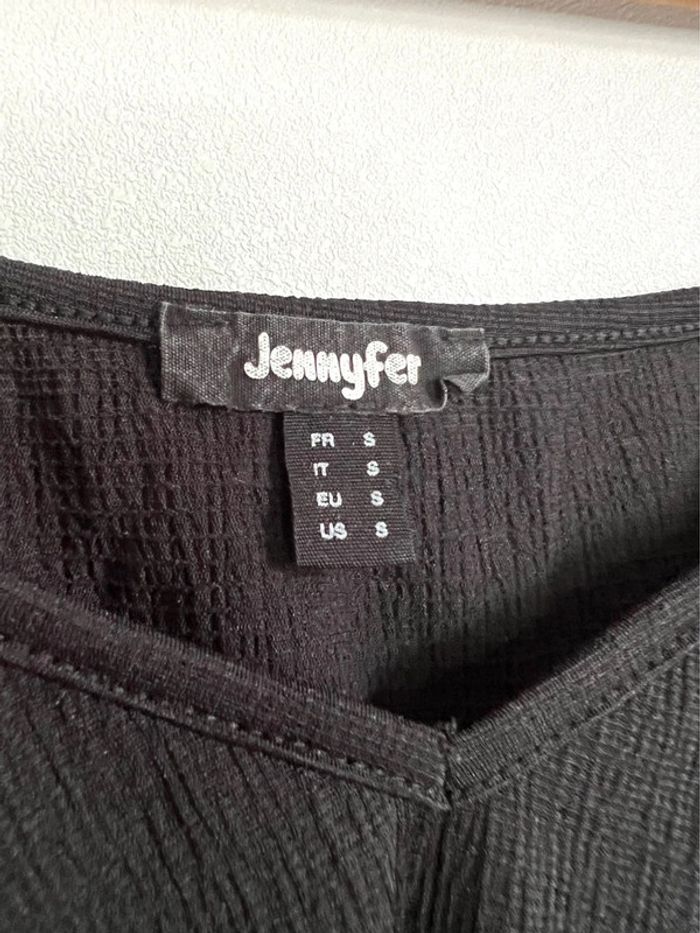 Blouse manches longues Jennyfer noir - photo numéro 4