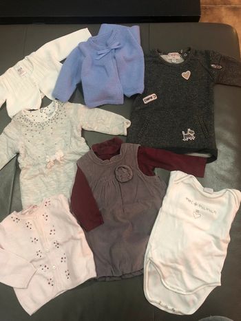 Lot de vêtements fille 6 mois demi-saison / hiver