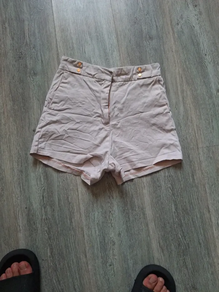 Mini short rose pale - photo numéro 2