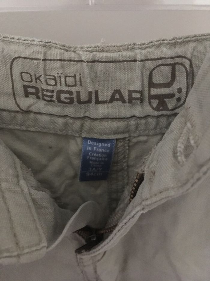Short beige Okaidi - 3 ans - photo numéro 4