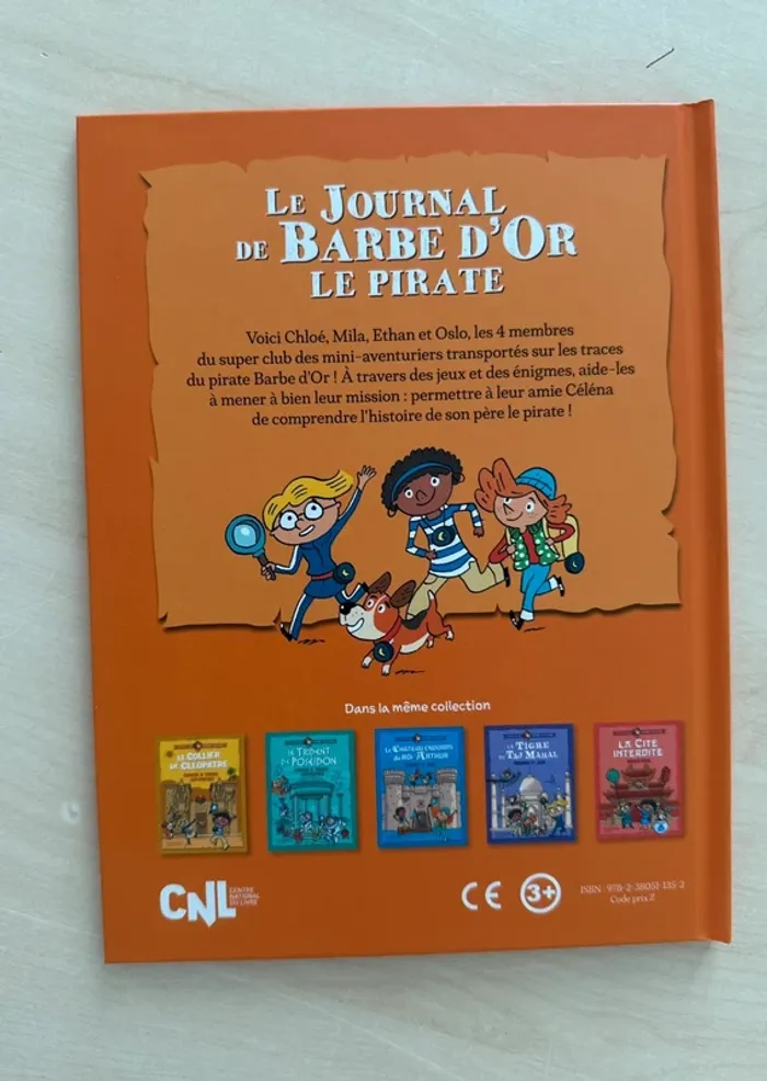 Livre le journal de la barbe d’or le pirate - photo numéro 2