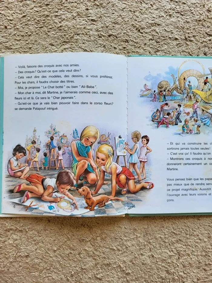 Livre enfant vintage "Martine à la fête des fleurs" de Gilbert Delahaye - photo numéro 7