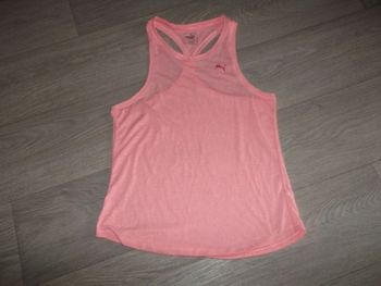 Débardeur PUMA léger corail taille M TBE