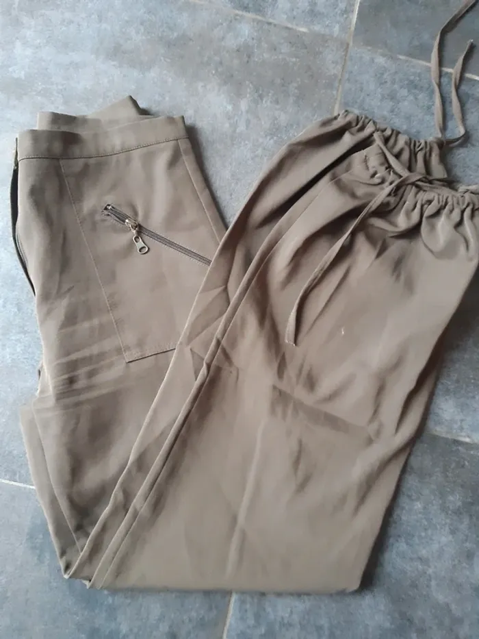 Pantalon taille haute