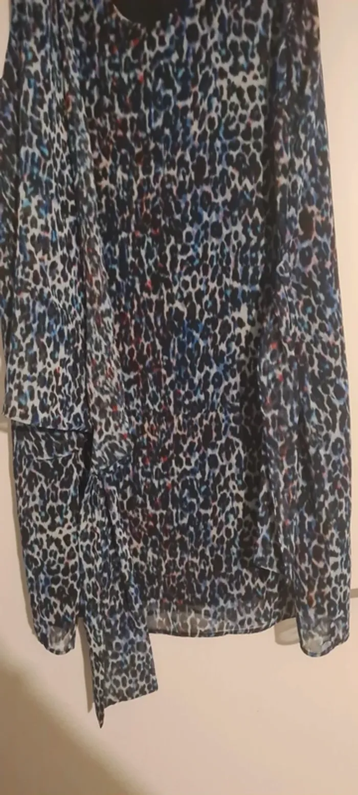 Robe léopard bleu IKKS - photo numéro 5