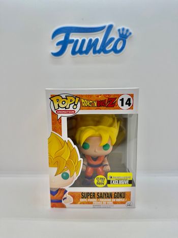 Funko Pop Dragon Ball Super Saiyan Goku 14 Glow EE Exclusive 🇺🇸