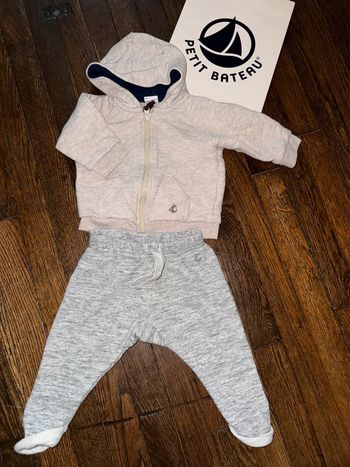 Ensemble petit bateau 6 mois