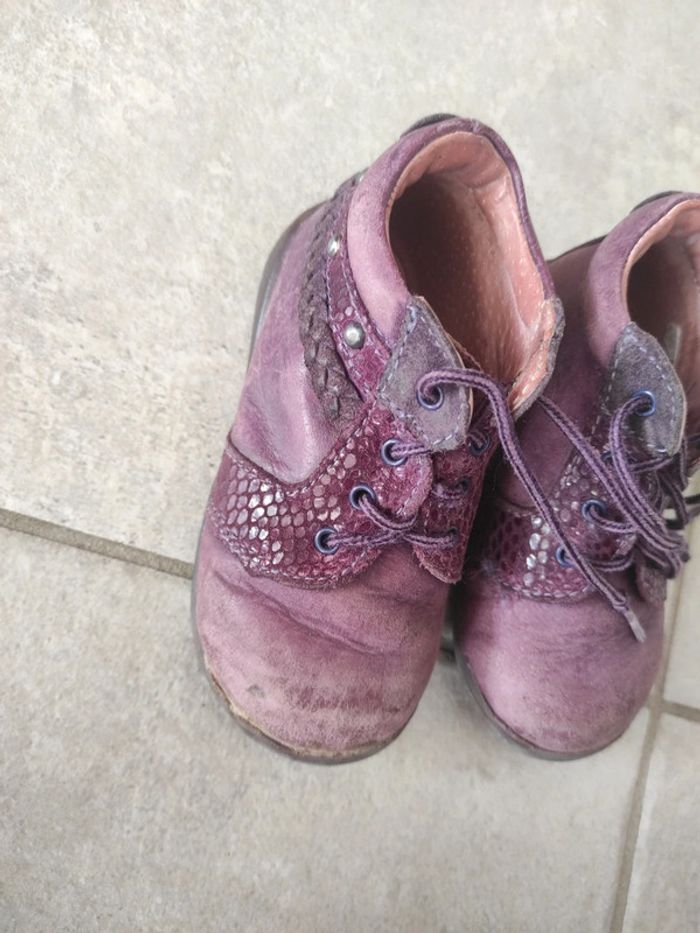 Chaussures minibel en cuir - photo numéro 3