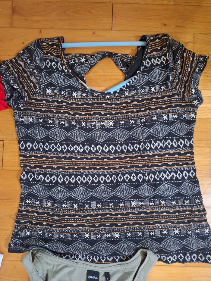 Lot 5 t-shirts femme taille M - photo numéro 5
