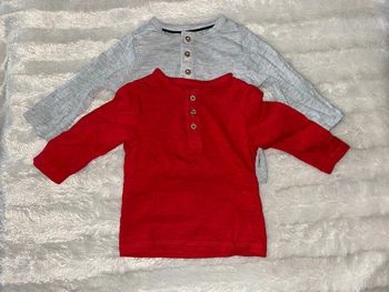 2 t-shirts manche longue