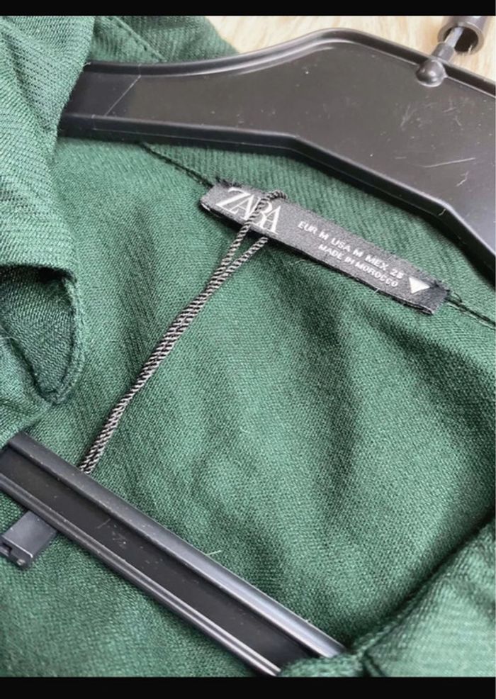 Top vert fonce / vert foret Zara Taille M / 38 - photo numéro 2