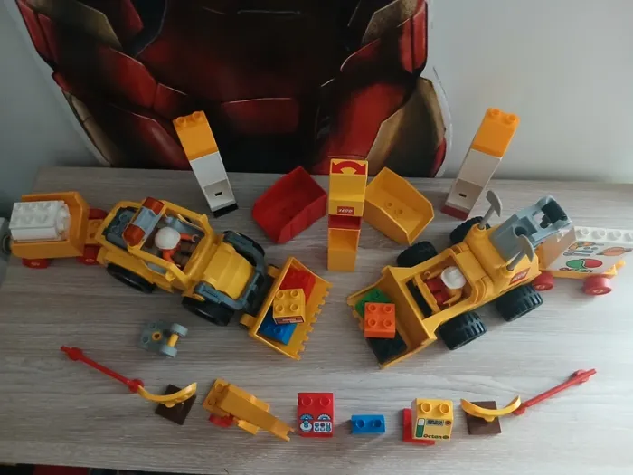 Lot lego duplo engins de chantier - photo numéro 7