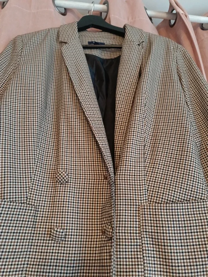 Veste carreaux - photo numéro 3