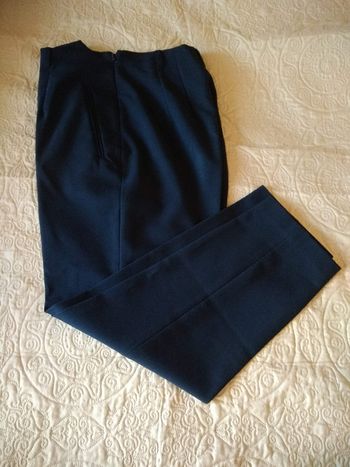 Pantalon marine à pince