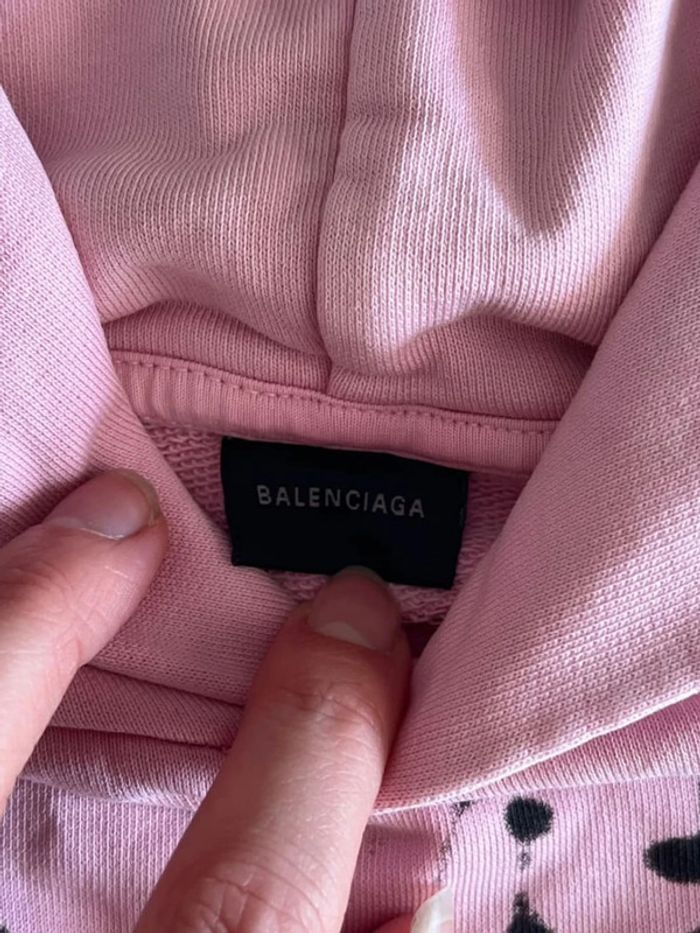Sweat rose pâle Balenciaga - photo numéro 4