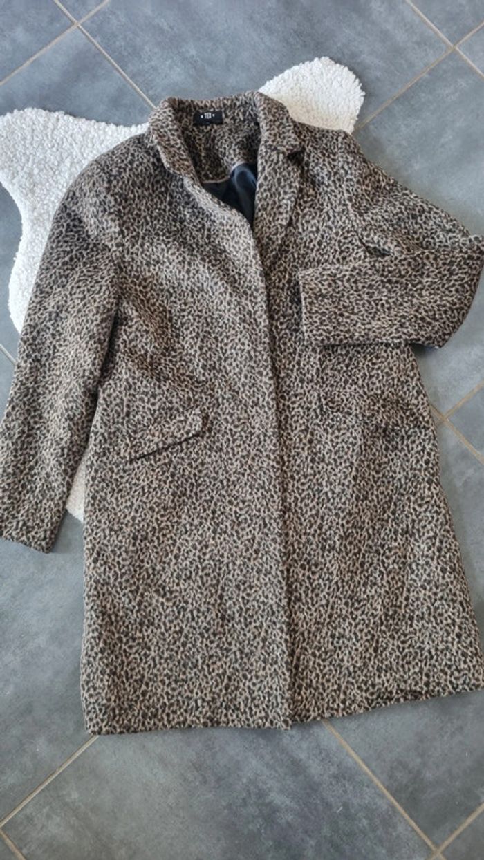 Manteau marron 44 XXL  tex sympa pour cet hiver - photo numéro 2