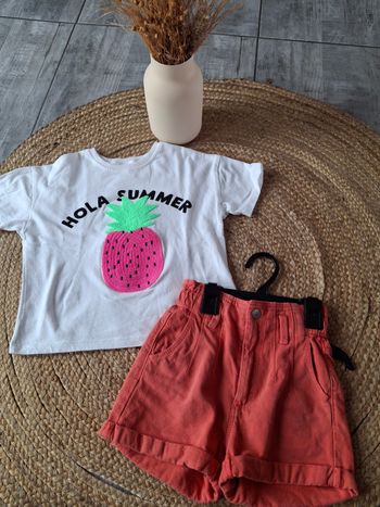 Short et tee shirt 5ans